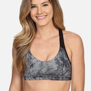 The North Face Black/Grey MA-X Performance Bra, M